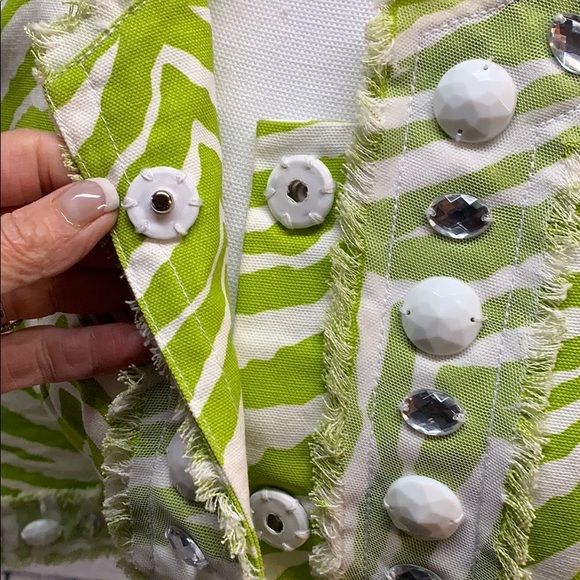 Berek Green and White Jacket-Small - Picture 5 of 9